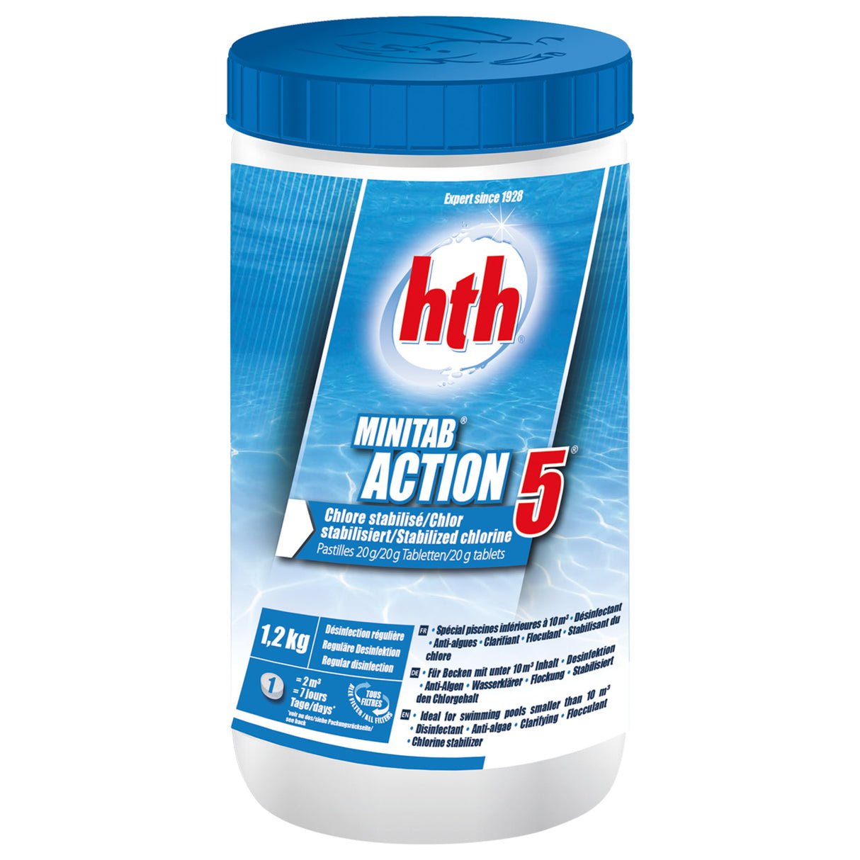 1,2kg - hth® MINITAB 20g ACTION 5