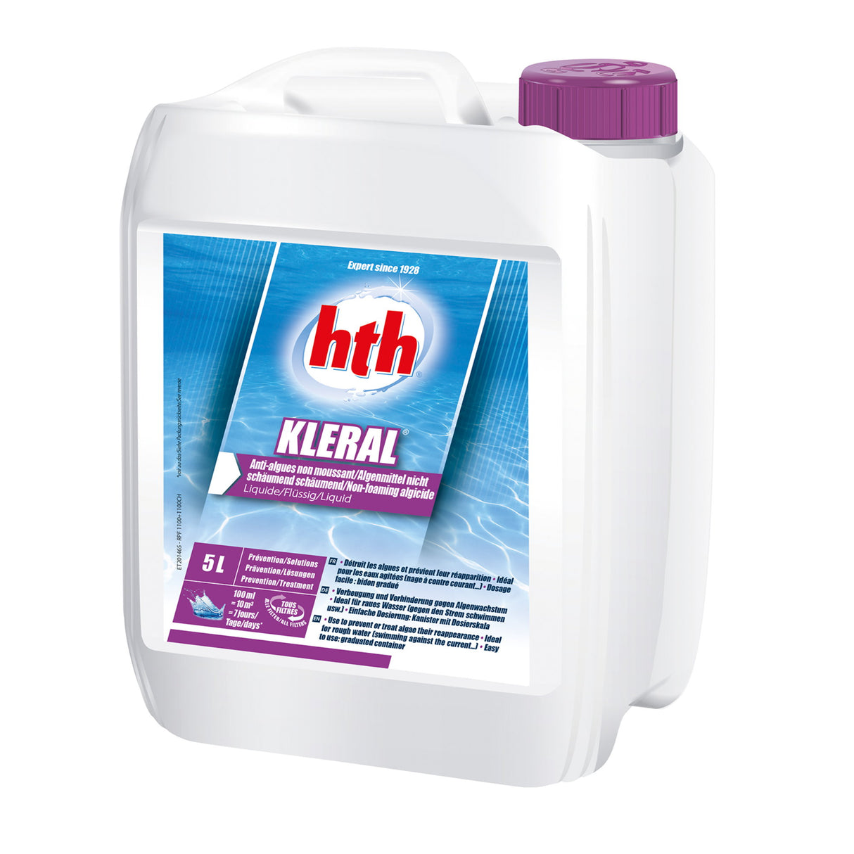 5 l - hth® KLERAL - Algenmittel nicht schäumend