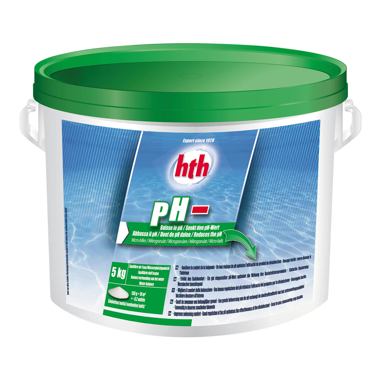 5 kg - hth® pH MINUS (MikroGranulat)