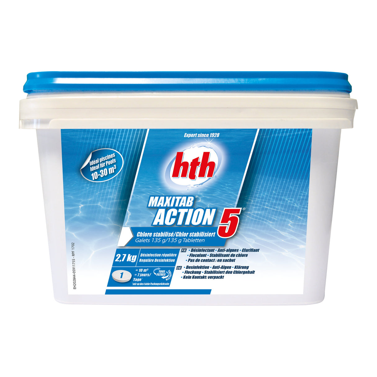 2,7 kg - hth® MAXITAB 135g ACTION 5