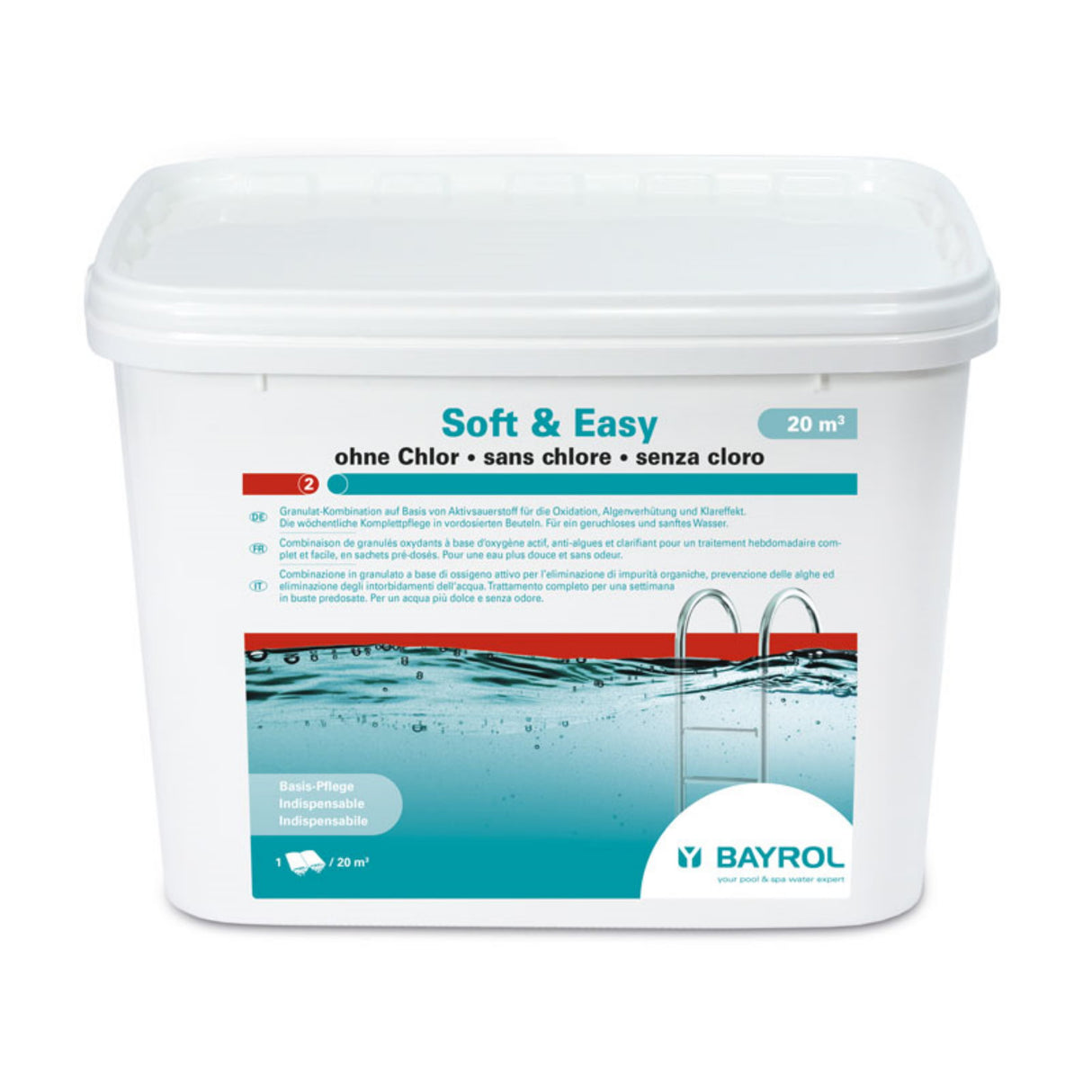 4,48 kg - BAYROL - Soft & Easy 20 m³