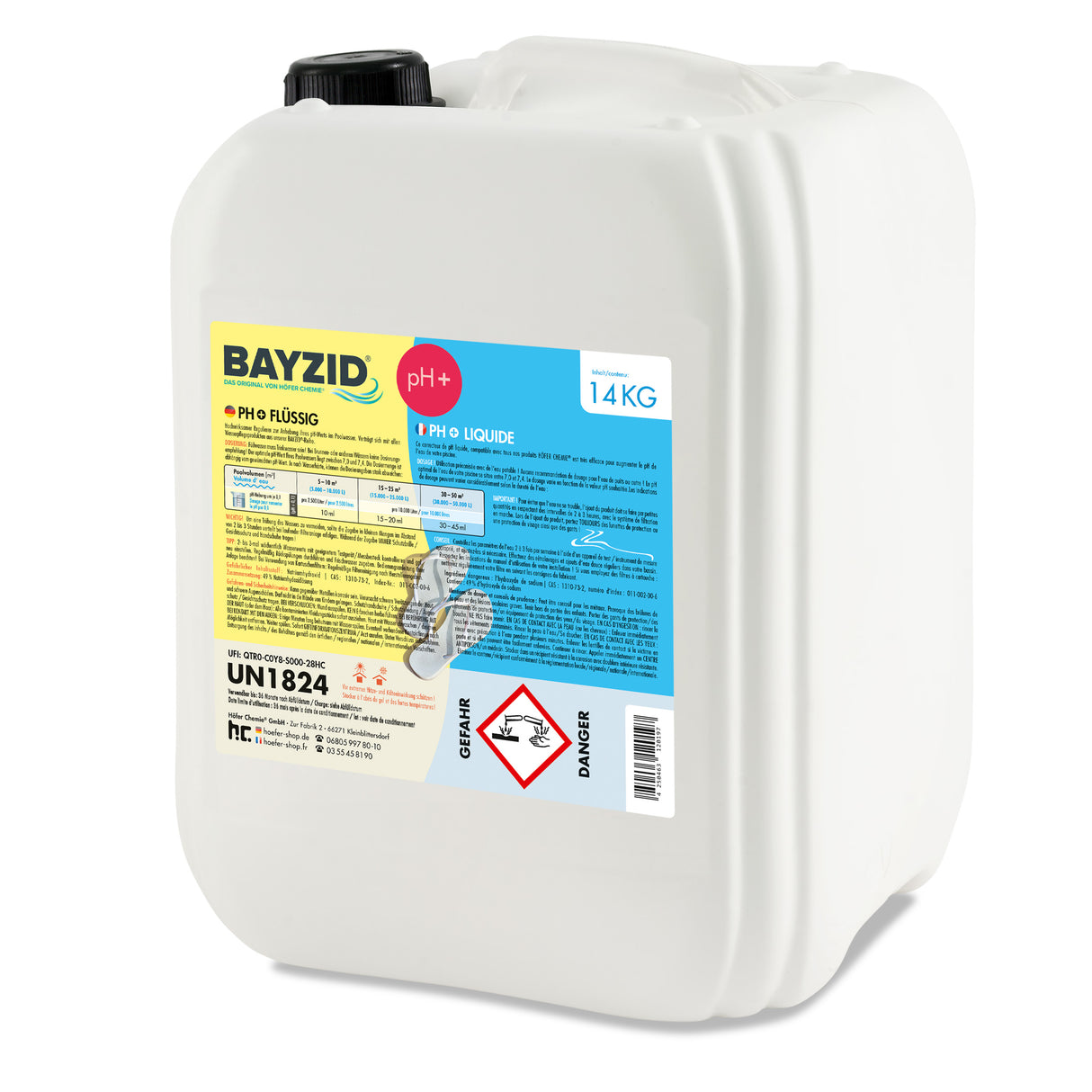 14 kg BAYZID® pH Plus flüssig