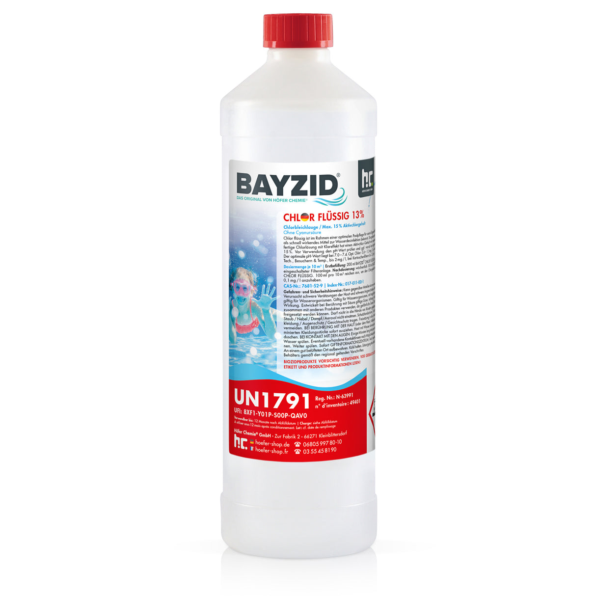 1 kg BAYZID® Chlor 13% flüssig