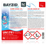 1 kg de BAYZID® Chlore 13% liquide