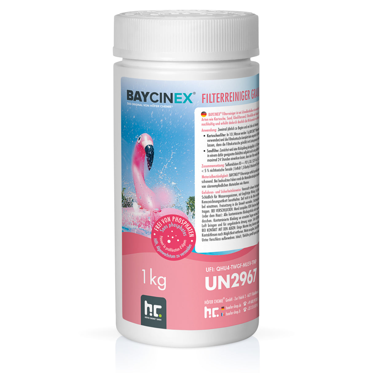 1 kg BAYCINEX® Filterreiniger Granulat