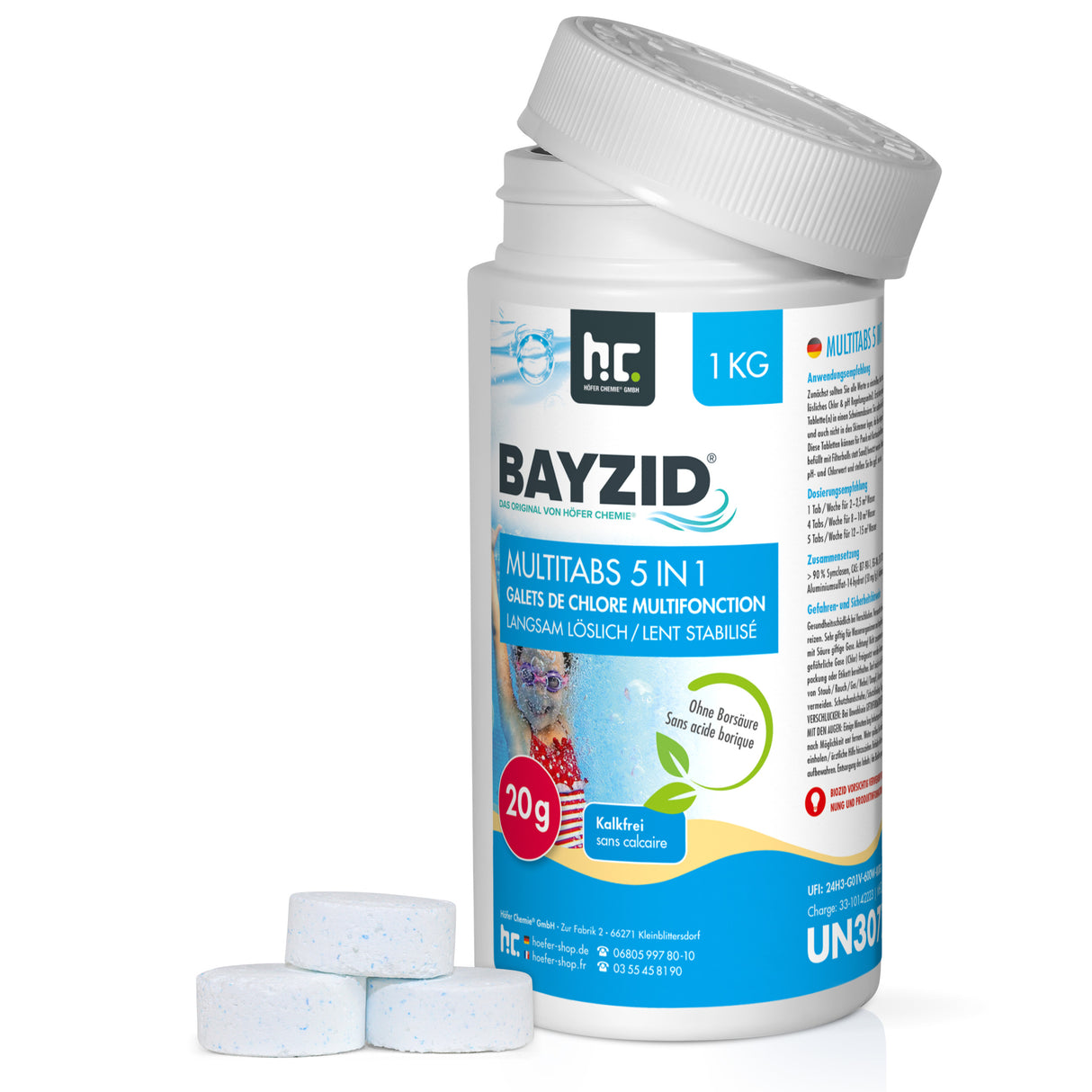 1 kg BAYZID® Multitabs 5in1, 20g