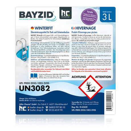 3 L BAYZID® Winterfit Überwinterungsmittel