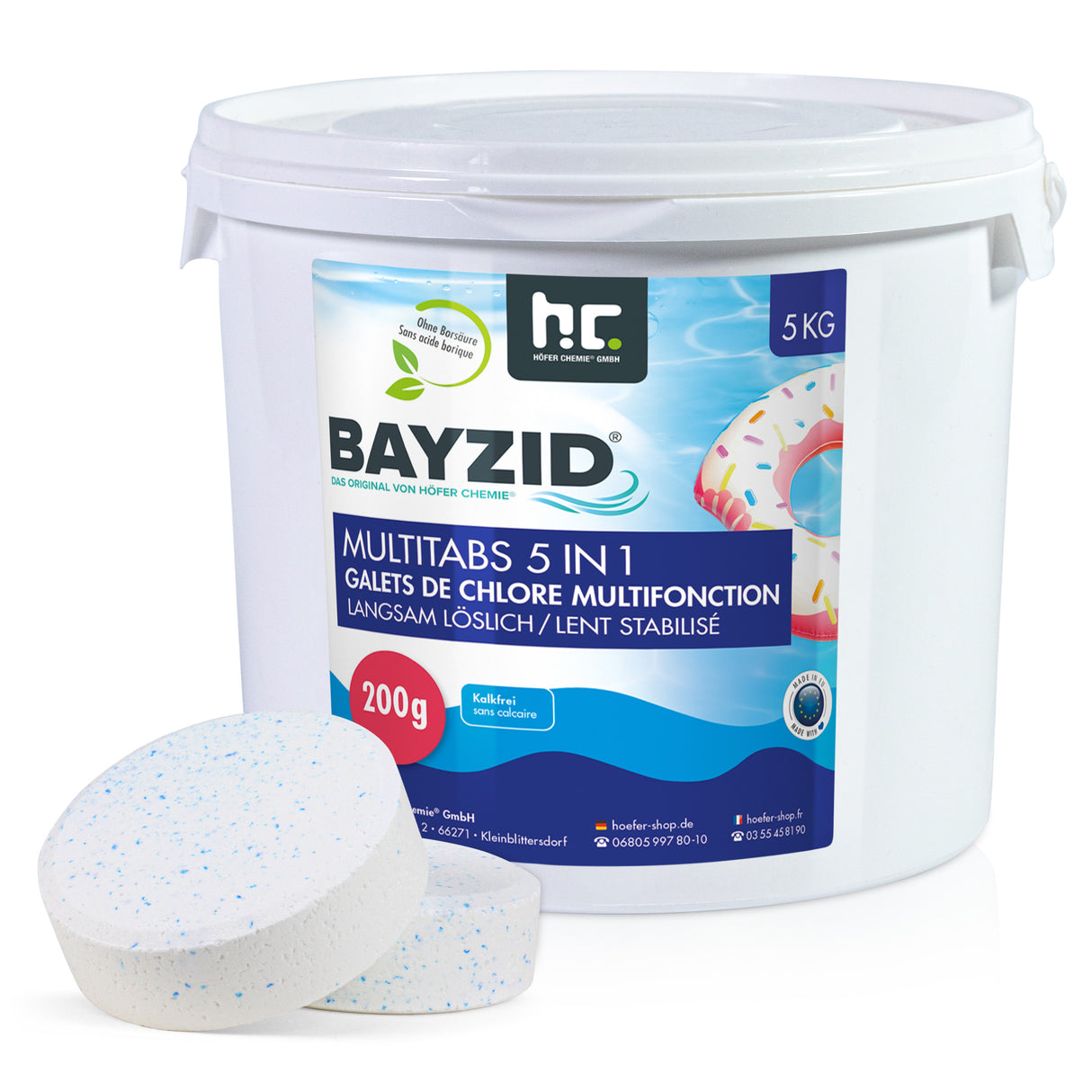 5 kg BAYZID® Multitabs 5in1, 200g