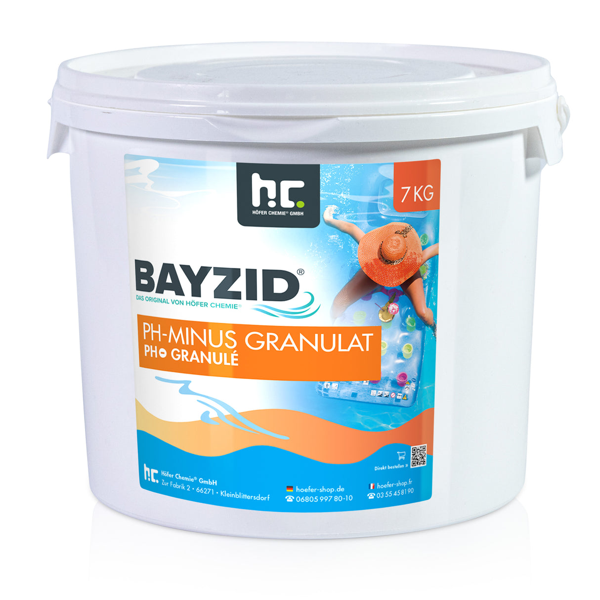 7 kg BAYZID® pH Minus Granulat