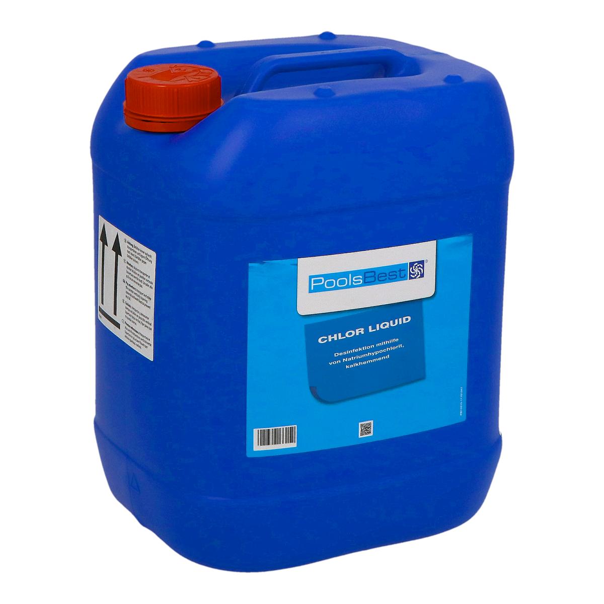 24,5 kg - Chlore liquide PoolsBest® (eau de Javel liquide)