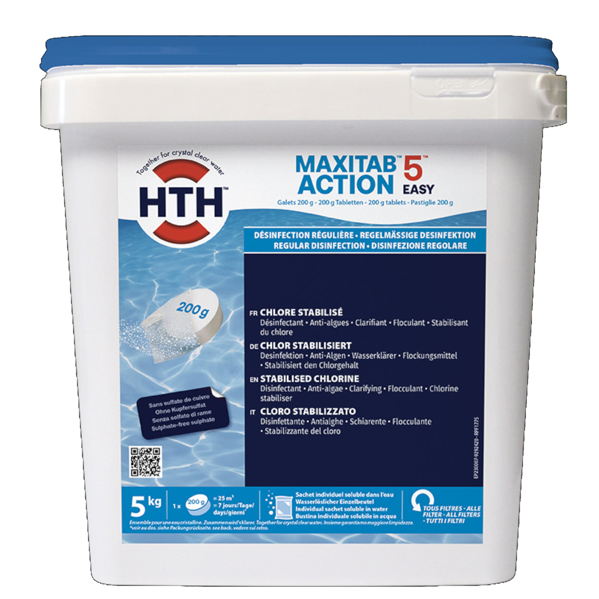 5 kg - hth® MAXITAB® 200g ACTION 5® EASY