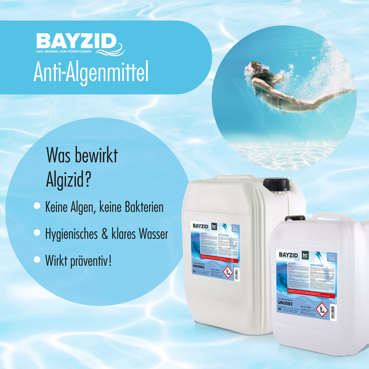 1 L BAYZID® Algizid Algenverhütung