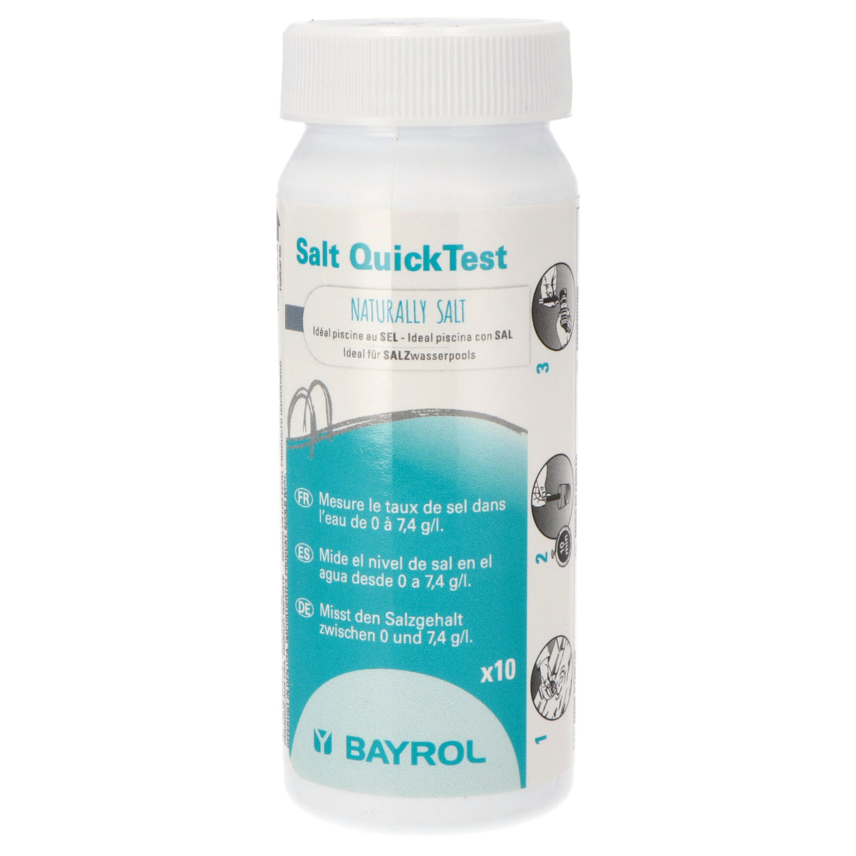 BAYROL - Bandelettes de test Quicktest sel