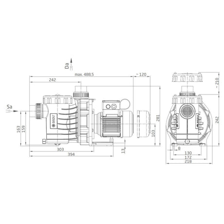 Speck BADU Alpha 6, 230V - 0,18 kW