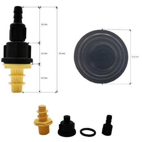 Buse de drainage type EH pour systèmes de filtration à sable Bali, ECO et Grenade avant 2016