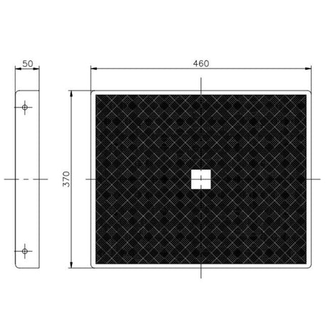 Ersatzstufe für Einbautreppe V4A / Plattform für ASTRAL POOL Edelstahl Hochbeckenleiter