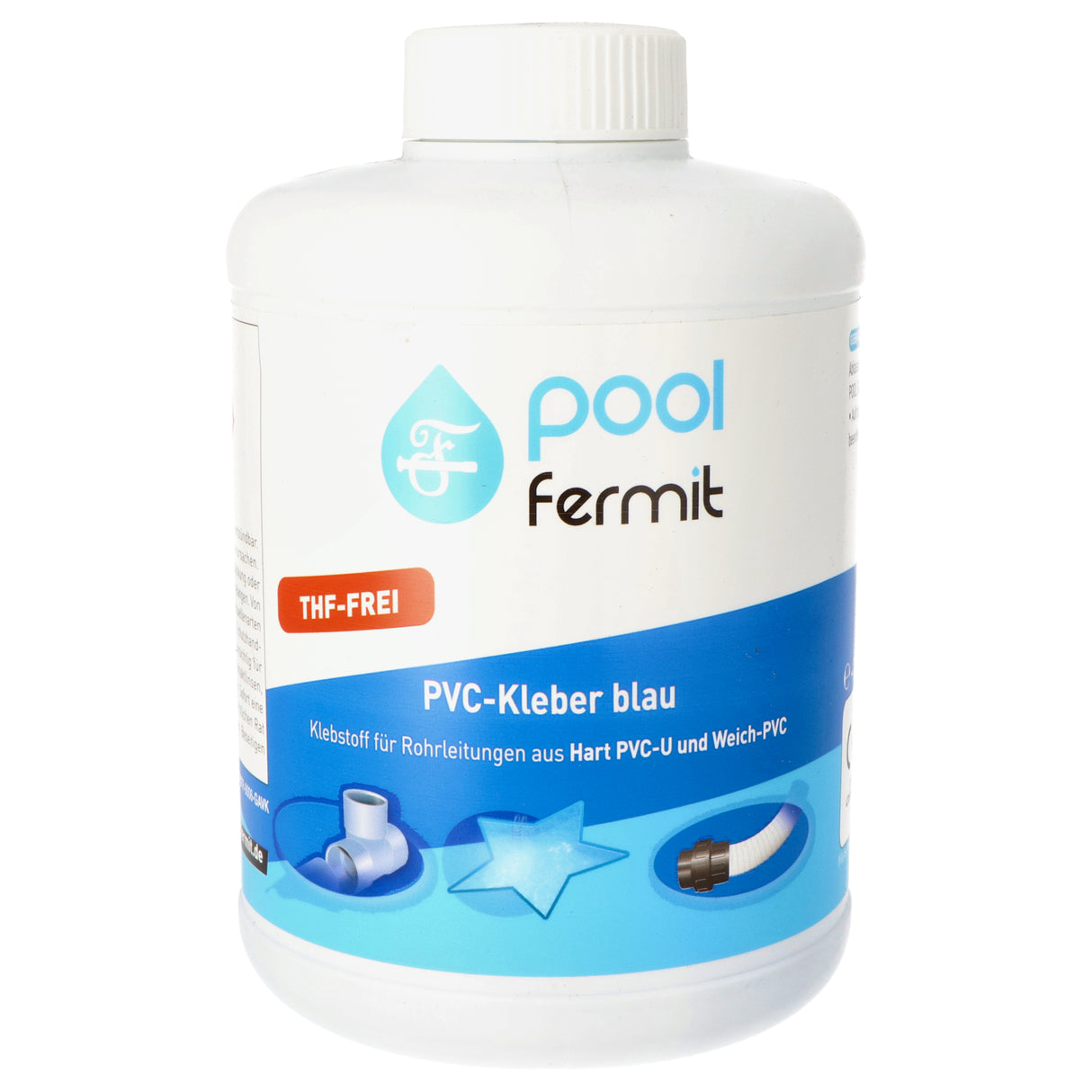 Colle PVC Fermit avec pinceau - 1l