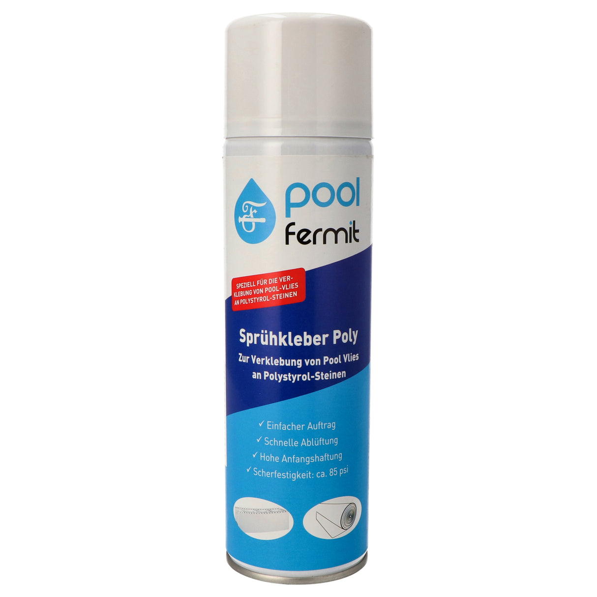 Fermit colle en spray poly pour polystyrène/styromousse - 500ml