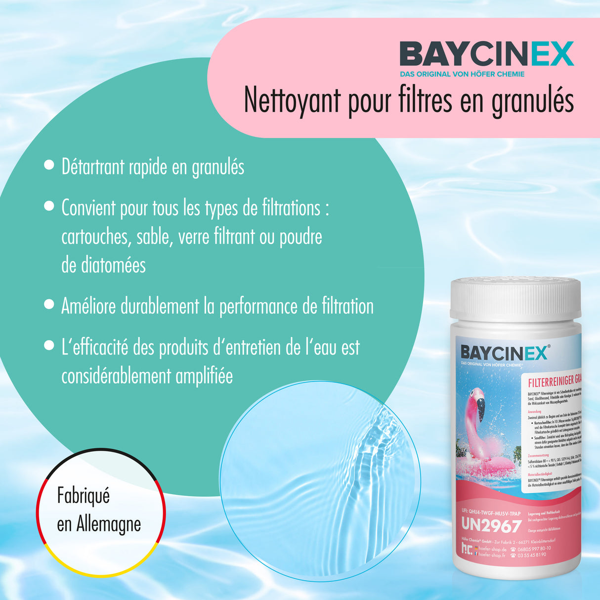 1 kg BAYCINEX® Filterreiniger Granulat