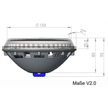 Ampoule de remplacement LED UWS LumiPlus V2.0 blanc chaud 12V AC