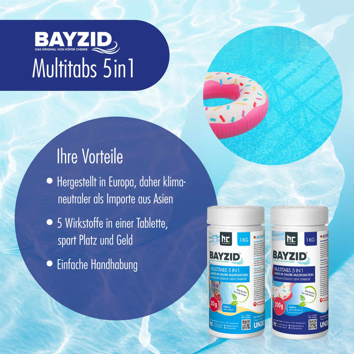 5 kg BAYZID® Multitabs 5in1, 200g