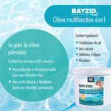 1 kg BAYZID® 2-Phasen-Multitabs 6in1, 200g