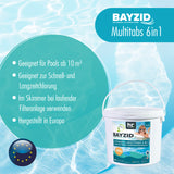 5 kg BAYZID® Multitabs à 2 phases 6in1, 200g