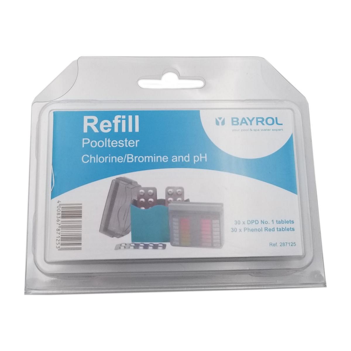 BAYROL - Nachfüllpackung Pool-Tester Chlor / pH