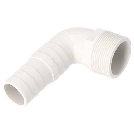 Embout pour tuyau PVC avec angle Ø 32/38 mm avec filetage extérieur 1 1/2"