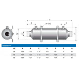 Échangeur de chaleur Pahlen Hi-Flow Titan 24 000 kcal/h = 28 kW 