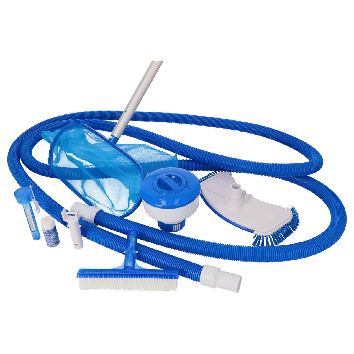 GRE Pool-Reinigungsset - Set III - 9 in 1