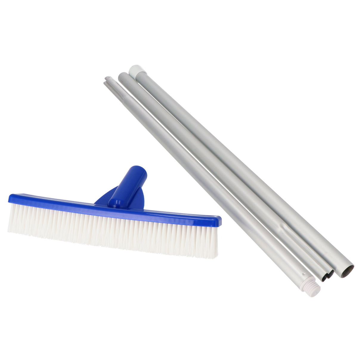 Brosse de piscine 26 cm avec tige en aluminium de 1,35 m