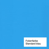 Poolfolie Rund in Standard Blau mit Keilbiese