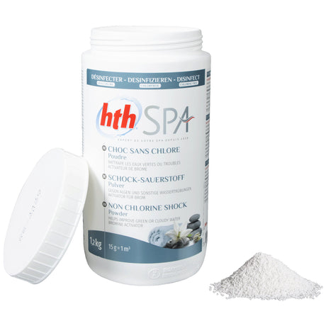 1,2 kg - hth® Spa POUDRE D'OXYGÈNE DE CHOC