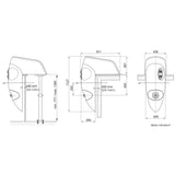 BADU Jet Perla 1,6 kW weiße LED - 40m³ /h - 230V