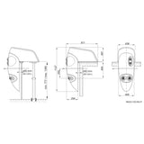 BADU Jet Stella 3,0 kW Multicolor LED - 75m³ /h - 400V