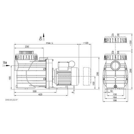 Speck BADU Magna 12, 230V - 0,45 kW - Stock B