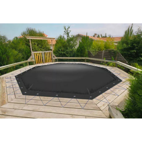 Couverture de piscine gonflable pour piscines octogonales