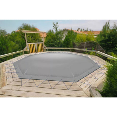 Couverture de piscine gonflable pour piscines octogonales