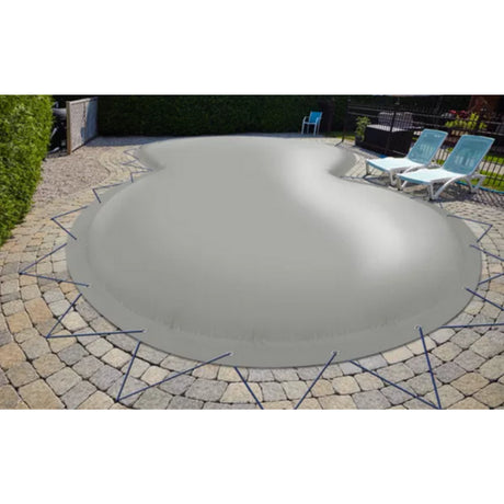 Couverture de piscine gonflable pour piscines en forme de huit