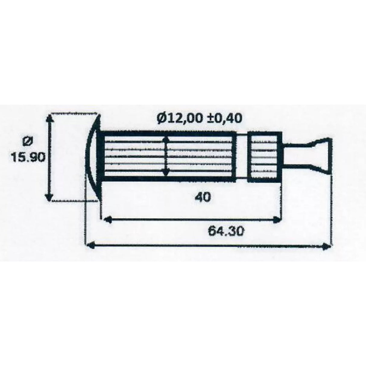 Versenkbare Bodenanker aus Edelstahl -12mm- für Steinflächen