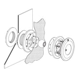 Einlaufdüse Multiflow mit Gitter für Folien- Beton- und Polyester-Becken