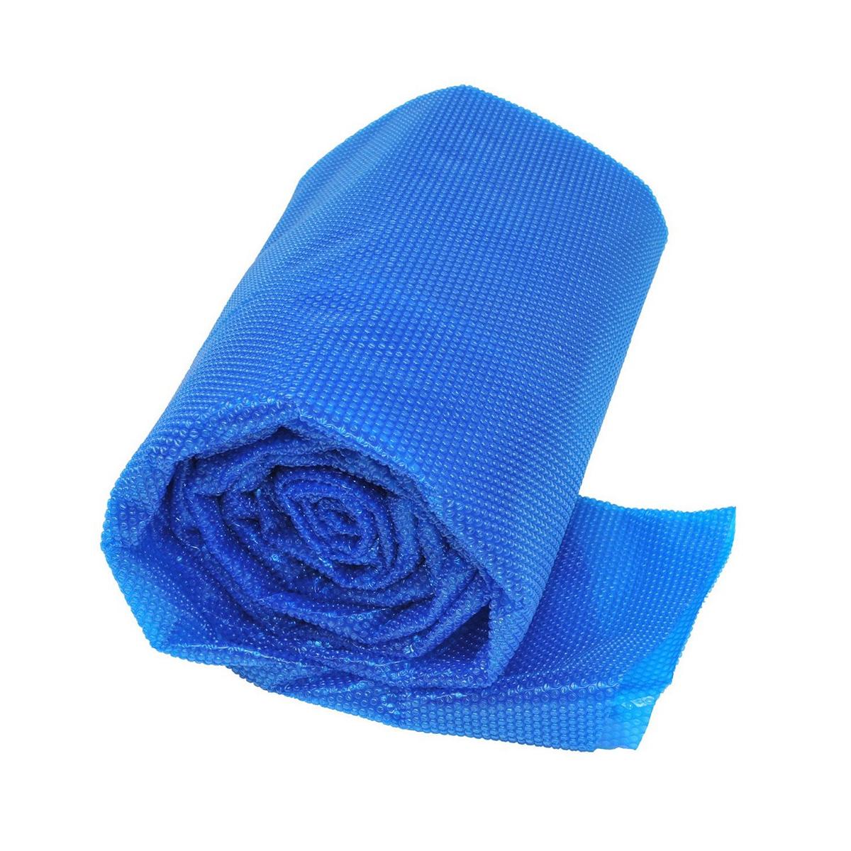 Couverture solaire GRE 400µm pour piscine composite forme ovale 804 x 386 x 124 cm