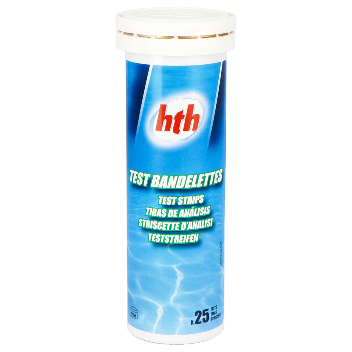 hth® TEST STREIFEN Cl/pH/Br/tH/TAC/Cy (25 Stück)