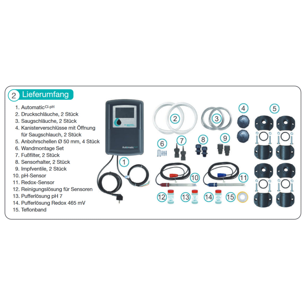 BAYROL Automatic Cl/pH Dosieranlage Smart&Easy inkl. WiFi