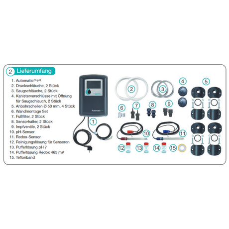 BAYROL Système de dosage automatique Cl/pH Smart&amp;Easy avec WiFi