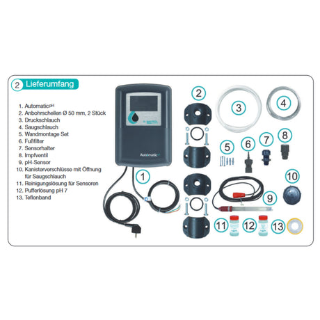 BAYROL Système de dosage automatique du pH Smart&amp;Easy