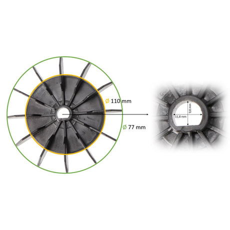 Roue de ventilateur