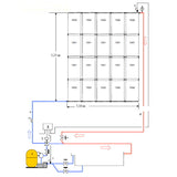 OKU Solar-Komplettset bis max. 40m² Wasseroberfläche