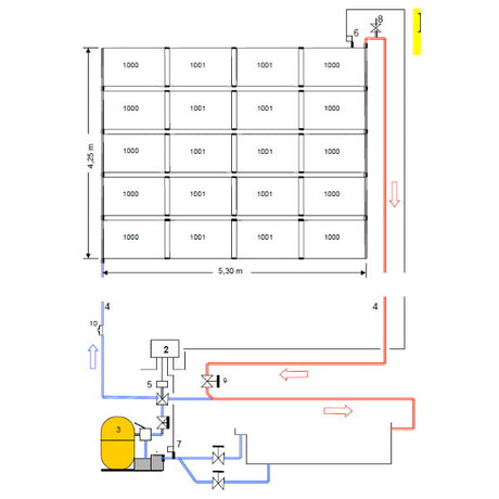 OKU Solar-Komplettset bis max. 40m² Wasseroberfläche